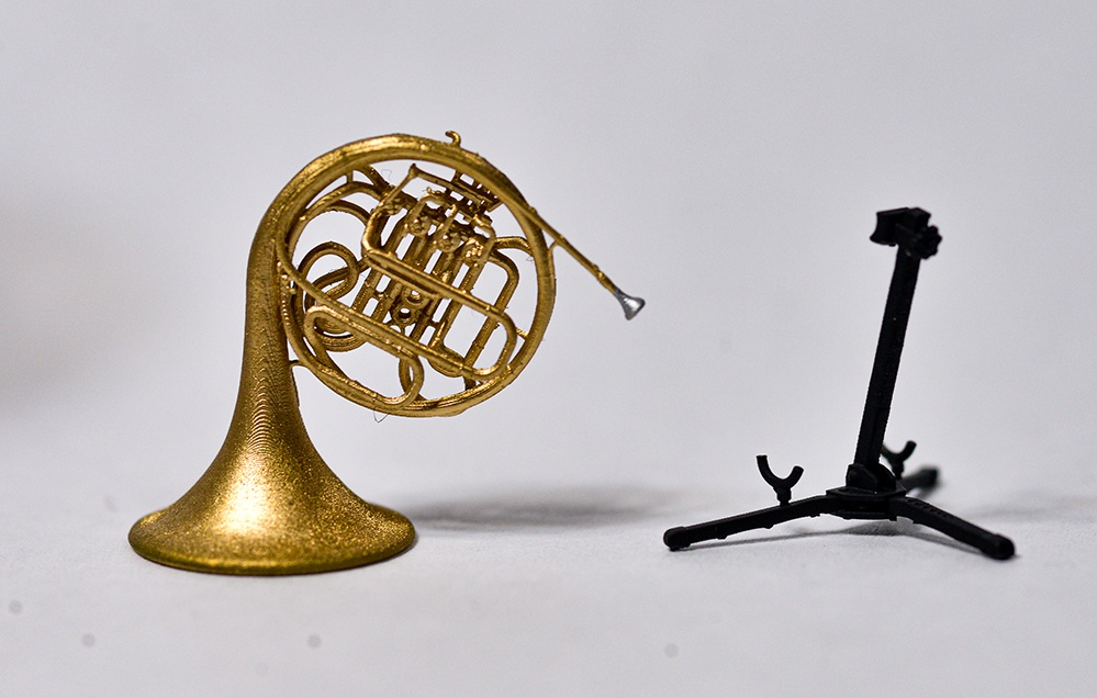 1/24 ホルン ミニチュア 3Dプリンタ出力未塗装レジンキット