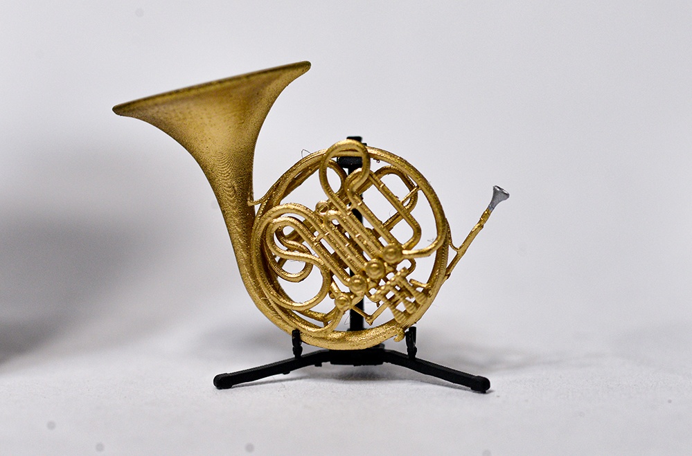 1/24 ホルン ミニチュア 3Dプリンタ出力未塗装レジンキット