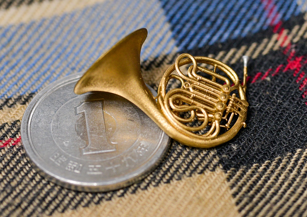 1/24 ホルン ミニチュア 3Dプリンタ出力未塗装レジンキット