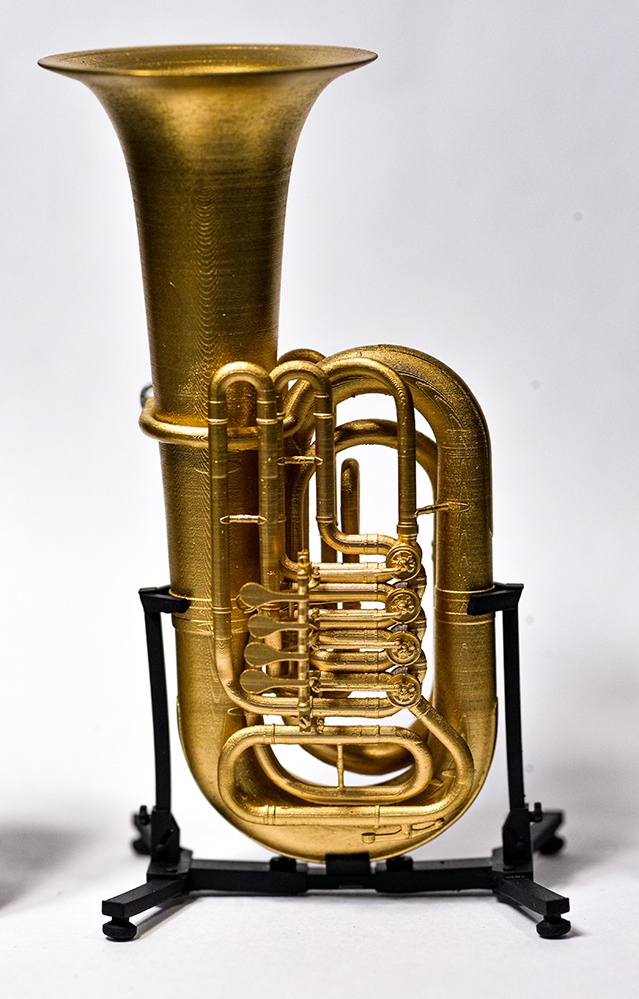 1/12 チューバ(ロータリー式) ミニチュア 3Dプリンタ出力未塗装レジンキット