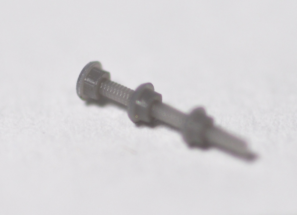 ボルトナット(M0.5相当) 3Dプリンタ出力パーツ