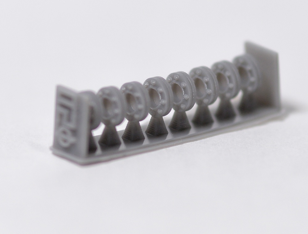 配管ブラインドフランジ　直径2mm用　3Dプリンタ出力パーツ