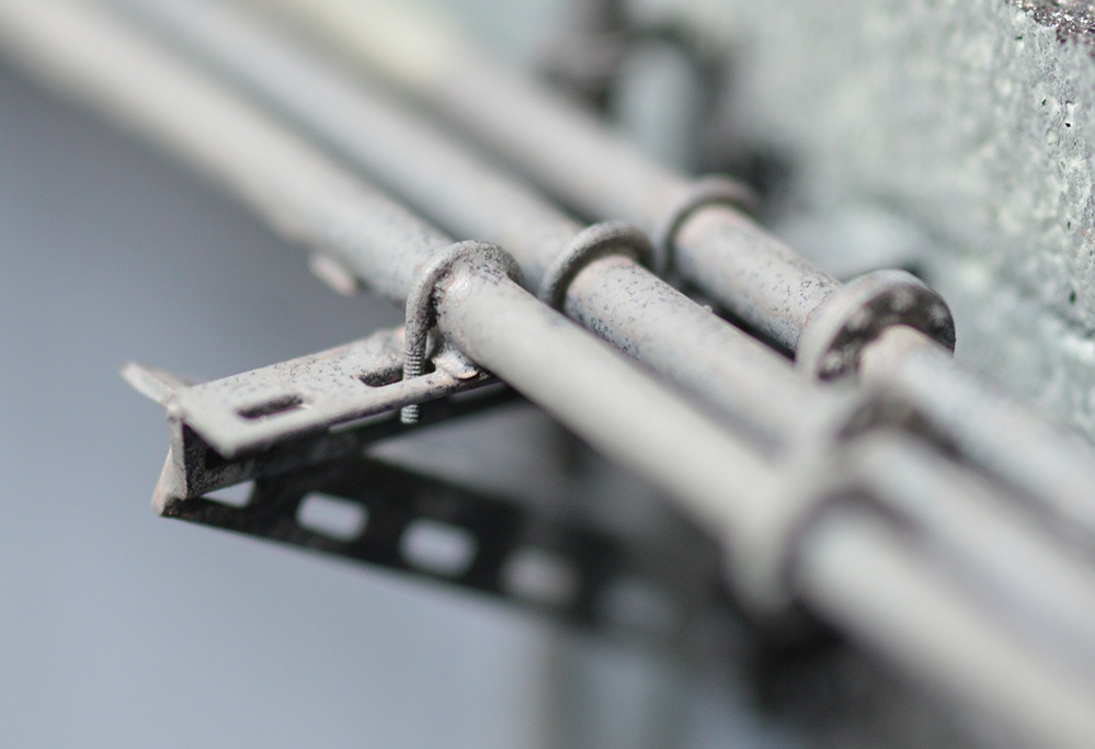 Uボルト(M0.5相当) 2mm棒用 3Dプリンタ出力パーツ