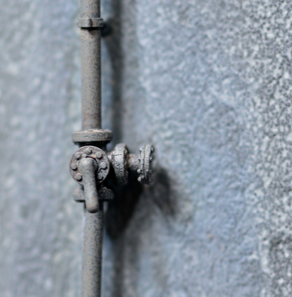 配管継手3方弁 直径2mm用 3Dプリンタ出力パーツ