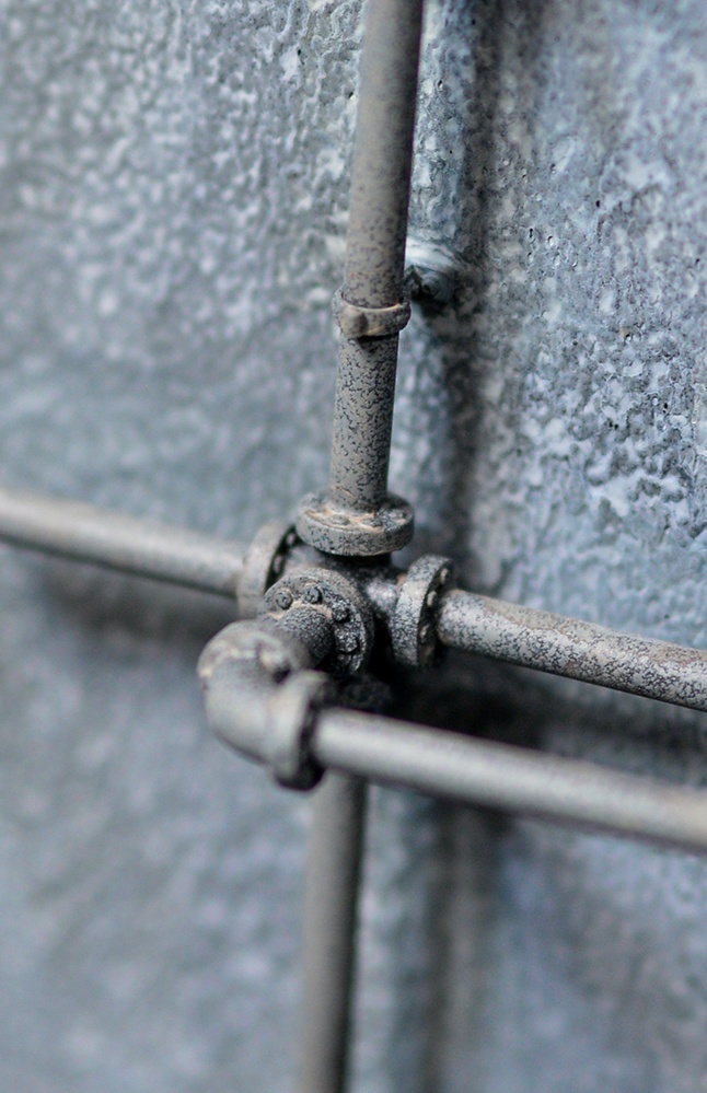 配管継手5方向 直径2mm用 3Dプリンタ出力パーツ