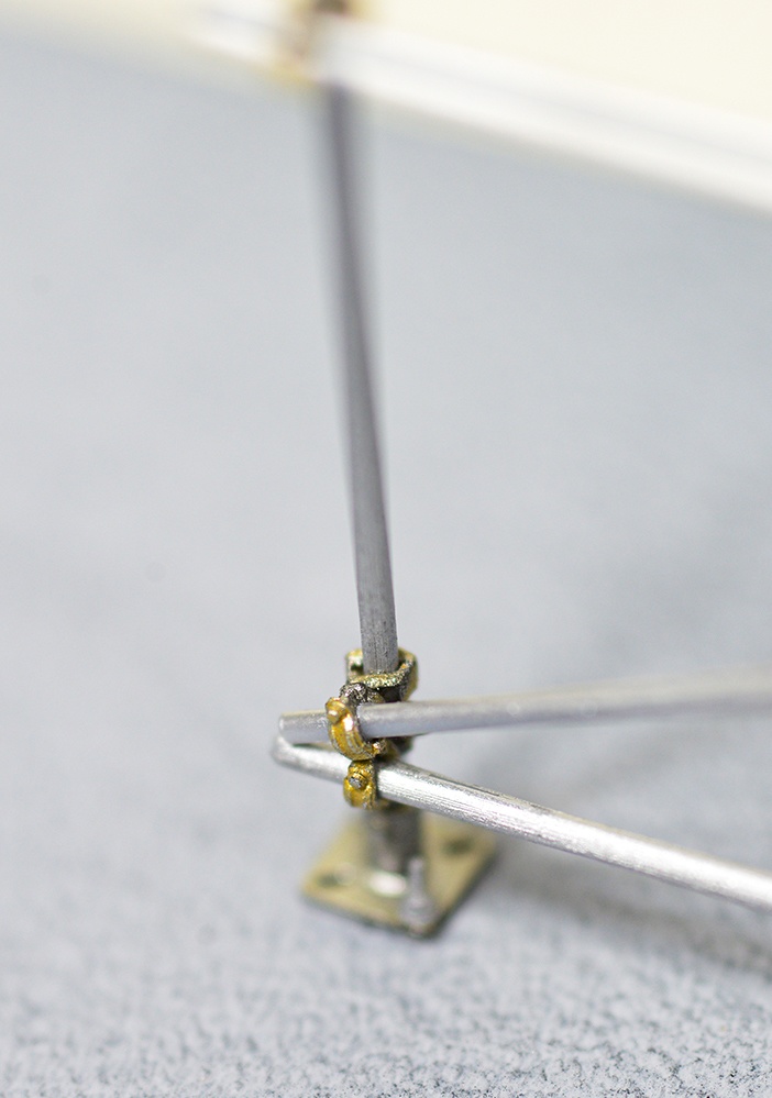 1/48 単管クランプ φ1mm棒用 3Dプリンタ出力パーツ