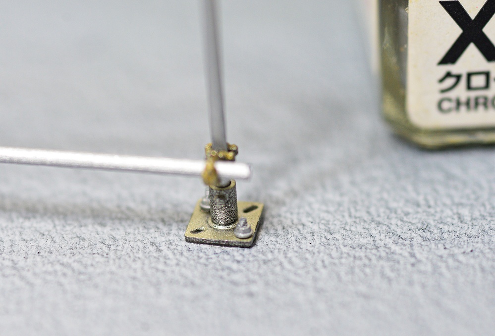 1/48 単管スタンド φ1mm棒用 3Dプリンタ出力パーツ