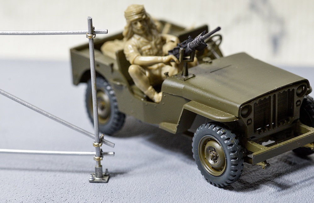 1/35 単管スタンド φ1.4mm棒用 3Dプリンタ出力パーツ