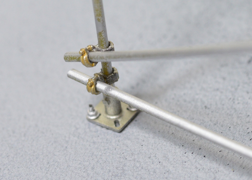 1/35 単管クランプ φ1.4mm棒用 3Dプリンタ出力パー