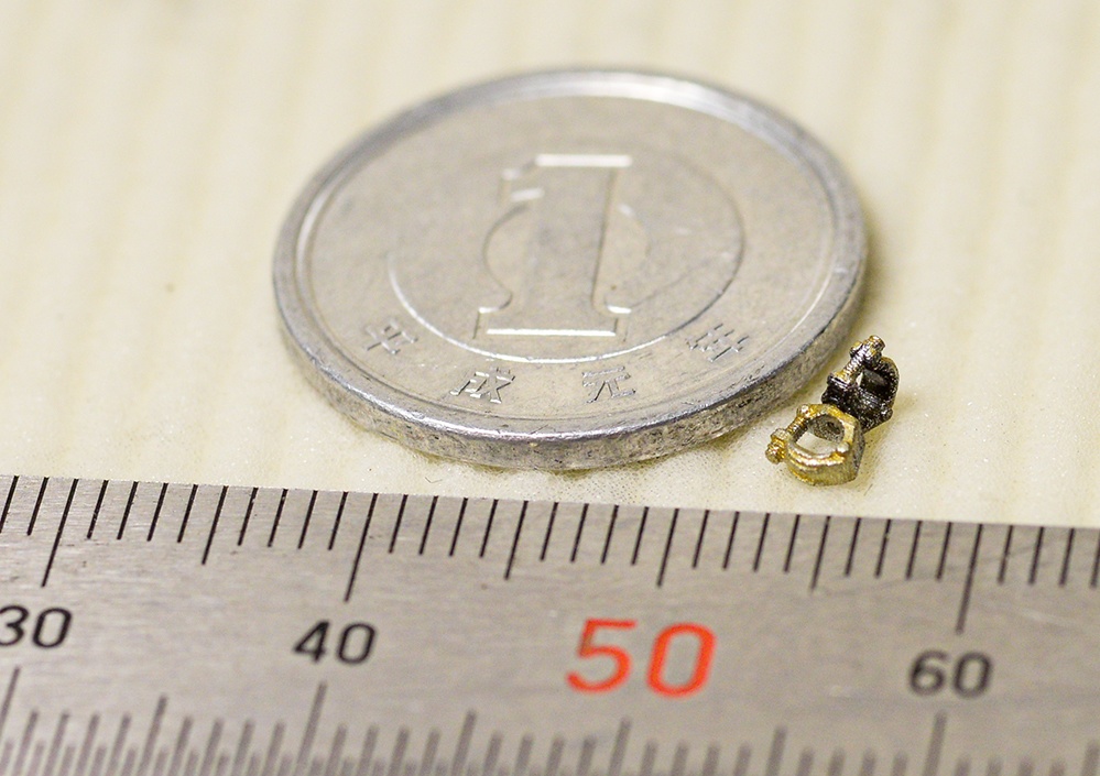 1/35 単管クランプ φ1.4mm棒用 3Dプリンタ出力パー