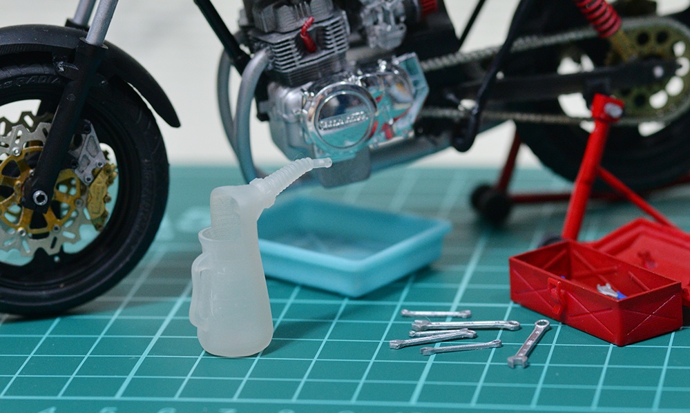 1/12 オイルジョッキ 3Dプリンタ出力パーツ (1/20、1/24、1/32、1/35、1/43、1/45もあり)