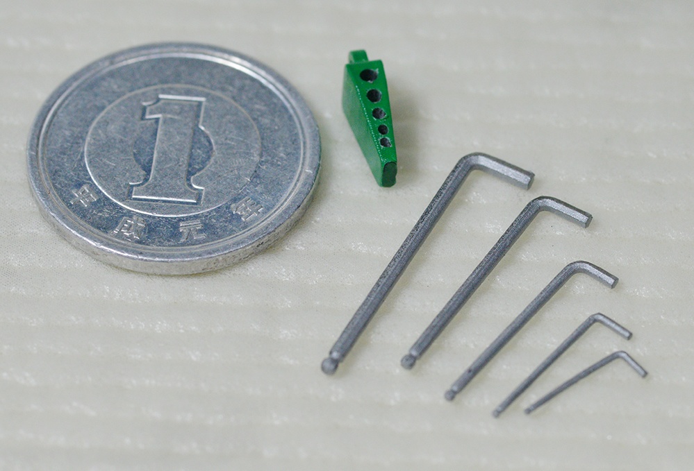 1/12 六角レンチセット 3Dプリンタ出力パーツ (1/9もあり)