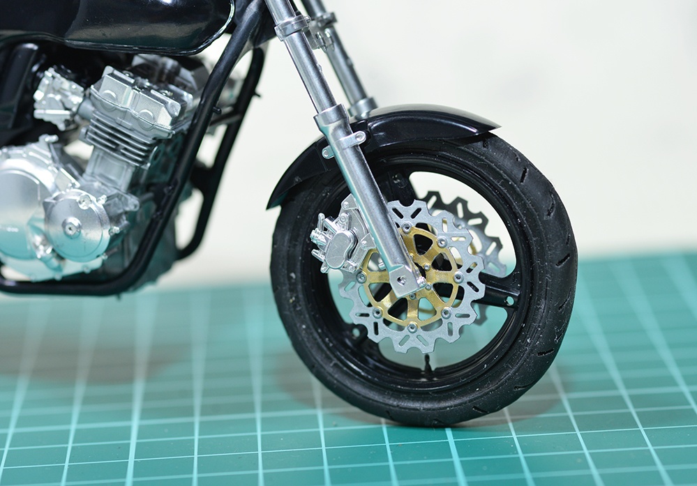 1/12 ウェーブローター(CB400SF スーフォアサイズ) 3Dプリンタ出力未塗装キット
