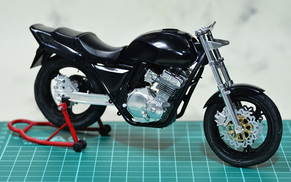 1/12 ウェーブローター(CB400SF スーフォアサイズ) 3Dプリンタ出力未塗装キット