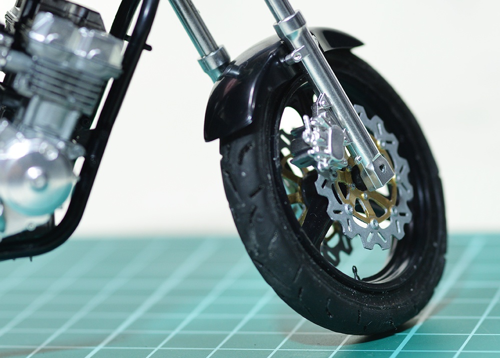 1/12 ウェーブローター(CB400SF スーフォアサイズ) 3Dプリンタ出力未塗装キット
