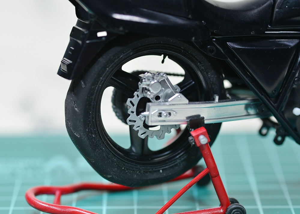 1/12 ウェーブローター(CB400SF スーフォアサイズ) 3Dプリンタ出力未塗装キット