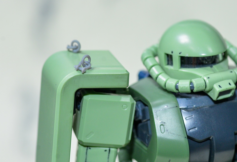 アイボルト、シャックルセット(サイズ3種類より選択) 3Dプリンタ出力未塗装キット