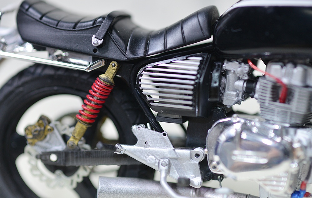 1/12 ホークⅡ用 アルフィンサイドカバー、電装セット 3Dプリンタ出力未塗装キット