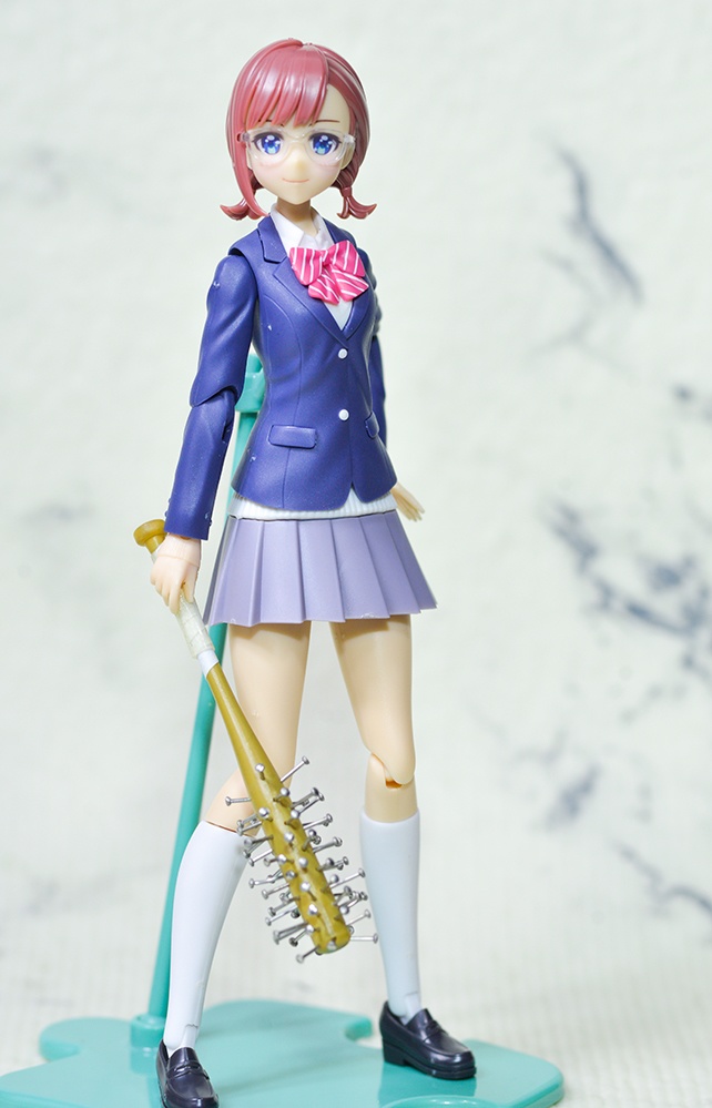1/12 バット(釘バット用ガイド穴付きと2本セット）3Dプリンタ