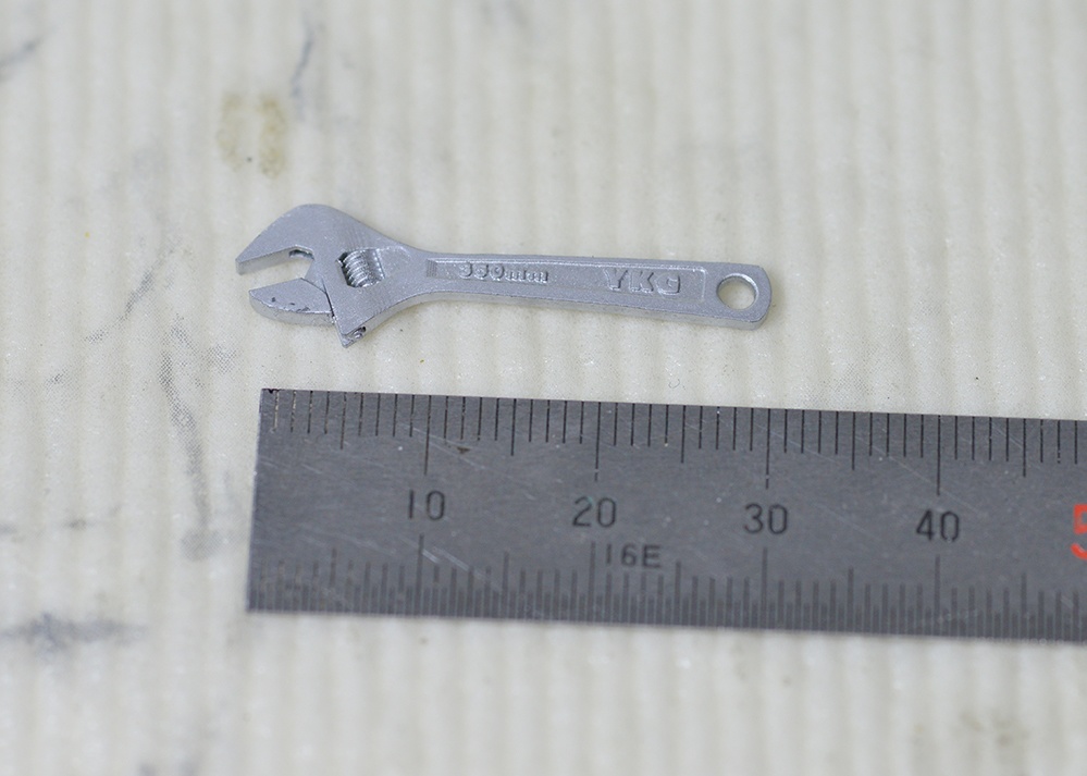 1/12モンキーレンチ 3Dプリンタ出力未塗装キット (1/3、1/4、1/6、1/8もあり)