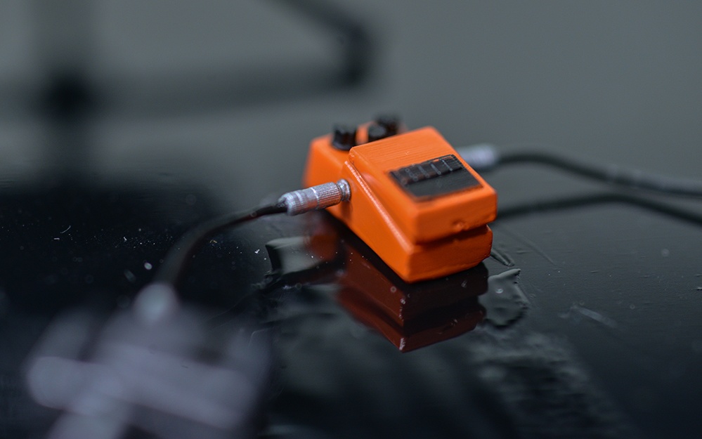 1/12 エレキギターエフェクターセット 3Dプリンタ出力未塗装キット (1/6、1/7、1/6もあり)