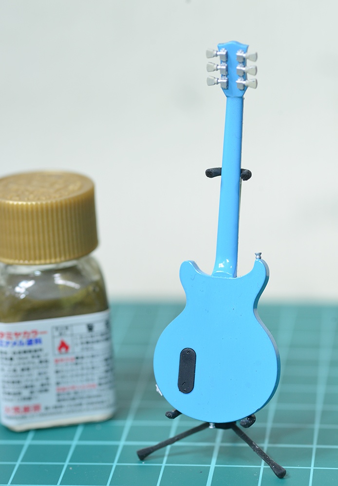 1/12 エレキギター(LP Jr.タイプ)3Dプリンタ出力未塗装キット(1/6もあり)