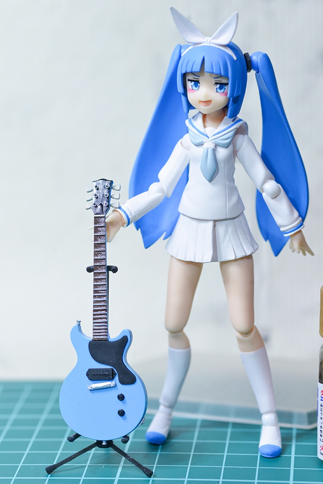 1/12 エレキギター(LP Jr.タイプ)3Dプリンタ出力未塗装キット(1/6もあり)