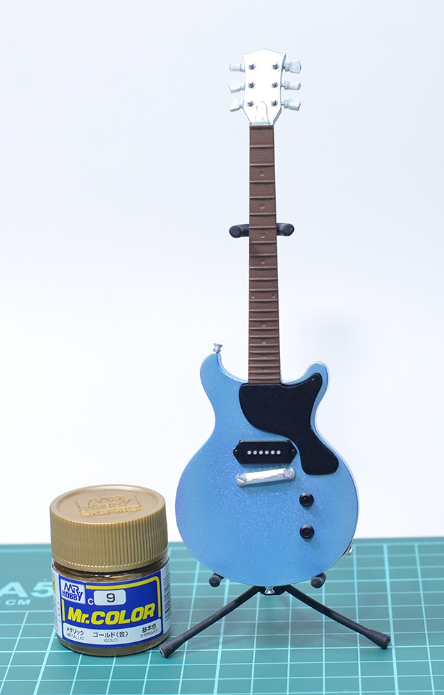 1/12 エレキギター(LP Jr.タイプ)3Dプリンタ出力未塗装キット(1/6もあり)