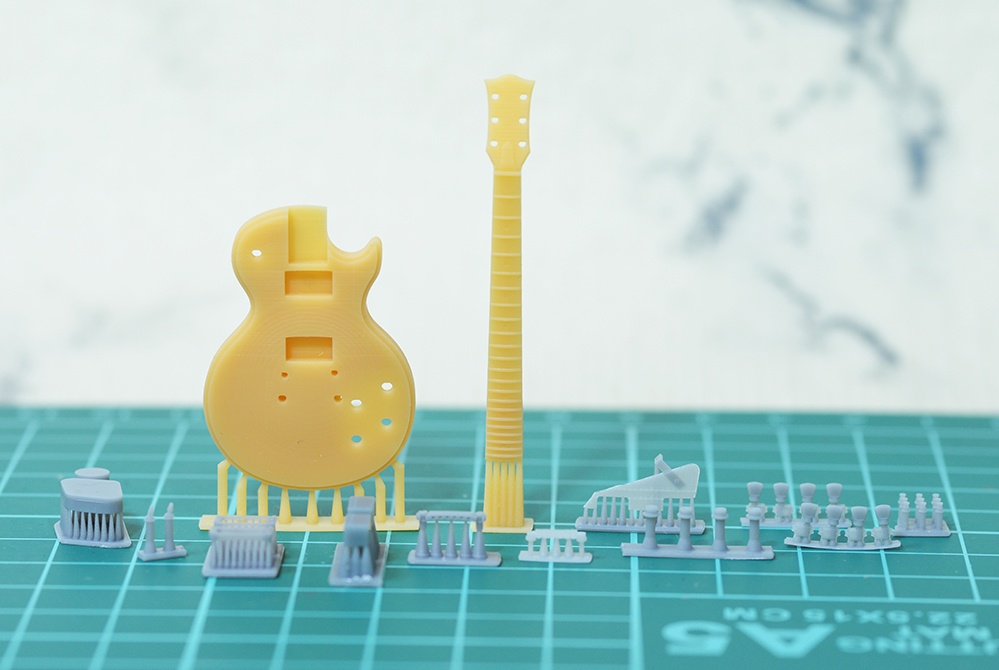 1/12　エレキギター（LPタイプ）3Dプリンタ出力未塗装キット