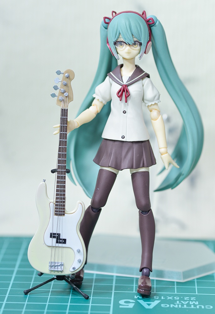 1/12 エレキベース(Pタイプ)3Dプリンタ出力未塗装キット(1/6もあり)