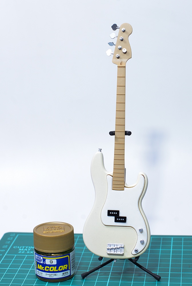 1/12 エレキベース(Pタイプ)3Dプリンタ出力未塗装キット(1/6もあり)