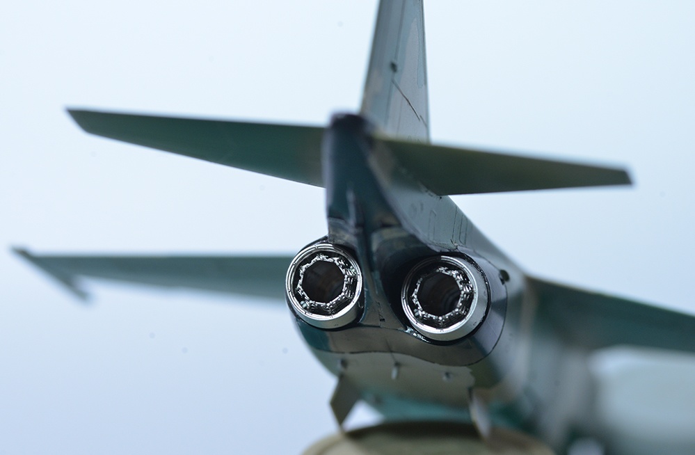 1/72 三菱F-1(T-2)用 エンジンノズル 3Dプリンター出力未塗装レジンキット