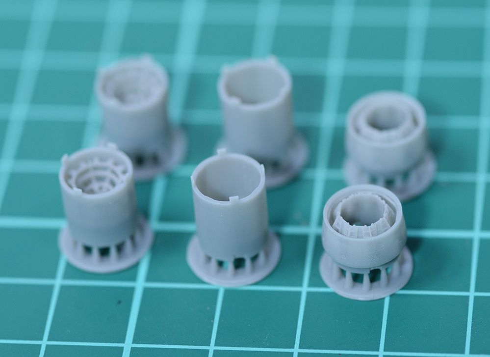 1/72 三菱F-1(T-2)用 エンジンノズル 3Dプリンター出力未塗装レジンキット