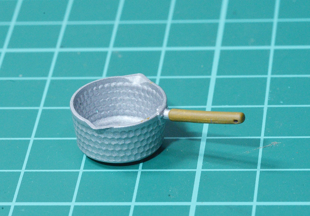 1/12 雪平鍋 3Dプリンタ出力未塗装キット (1/20、1/24、1/32、1/35、1/45もあり)