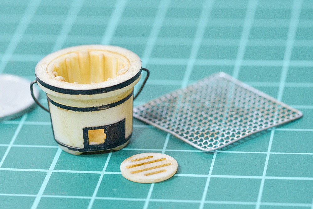 1/12 七輪 3Dプリンタ出力未塗装キット (1/20、1/24、1/32、1/35、1/45もあり)