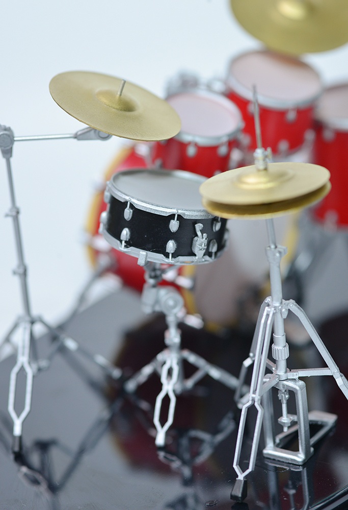 1/12 ドラムセット 3Dプリンタ出力未塗装キット