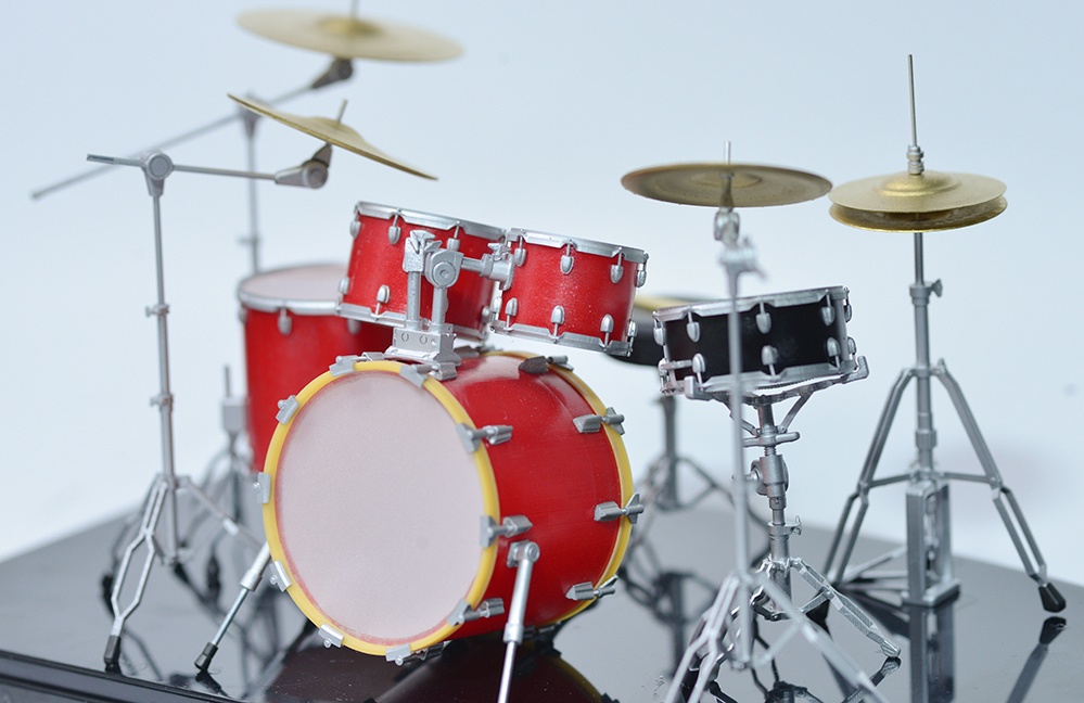1/12 ドラムセット 3Dプリンタ出力未塗装キット