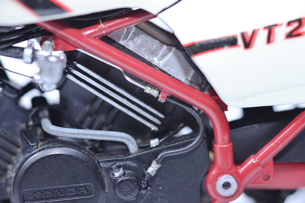 1/12 ブレーキホースバンジョー(エルボー、ストレート)、ニップル、カシメ継手セット 3Dプリンタ出力未塗装キット