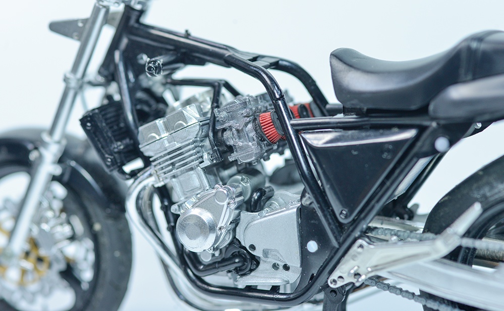 1/12 4連スポーツキャブレター 3Dプリンタ出力未塗装キット (スーフォア、Z2他ピッチ)