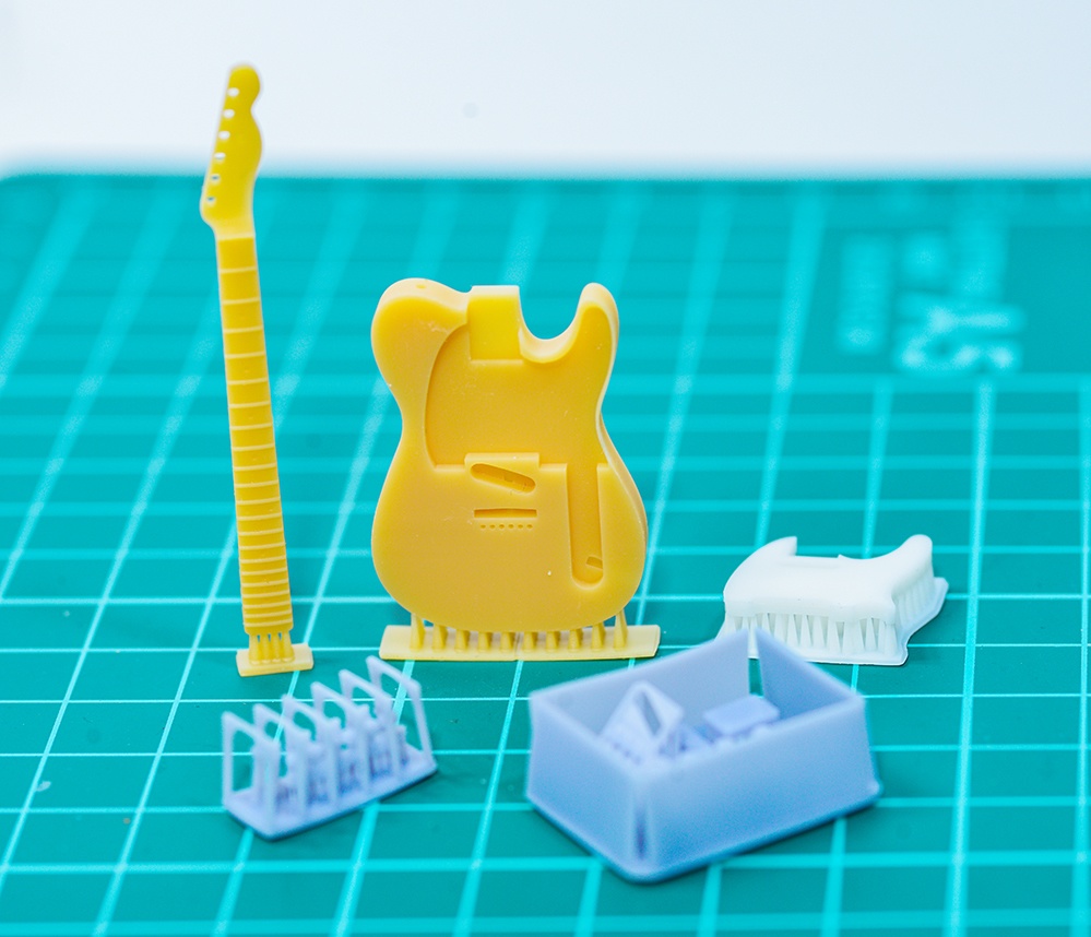 1/12 エレキギター(TLタイプ)3Dプリンタ出力未塗装キット(1/6もあり)