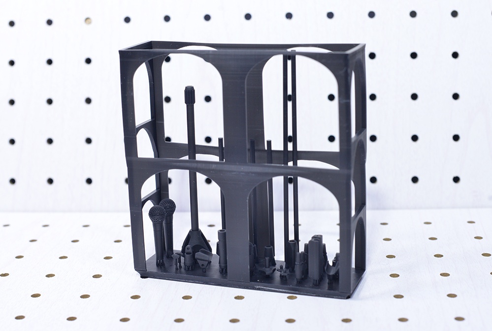 1/12 マイクスタンド 3Dプリンタ出力未塗装キット (1/6もあり)