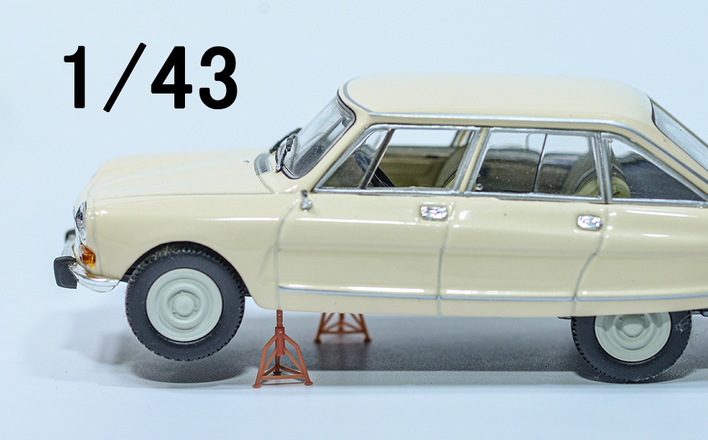 ミニチュア リジッドラック(ウマ) 3Dプリンタ出力未塗装キット (1/12,1/24,1/32,1/43 から選択)