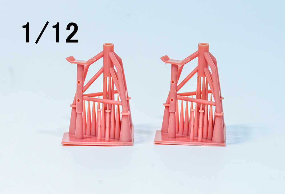 ミニチュア　リジッドラック(ウマ)　3Dプリンタ出力未塗装キット　(1/12,1/24,1/32,1/43 から選択)