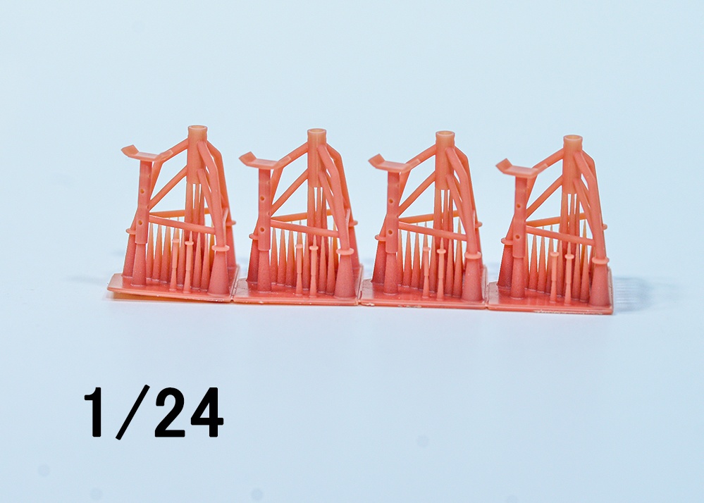 ミニチュア リジッドラック(ウマ) 3Dプリンタ出力未塗装キット (1/12,1/24,1/32,1/43 から選択)