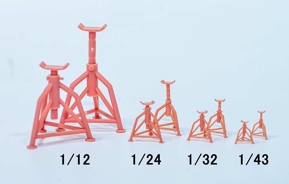 ミニチュア リジッドラック(ウマ) 3Dプリンタ出力未塗装キット (1/12,1/24,1/32,1/43 から選択)