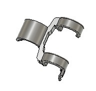 1/12 ライフル弾用リンク 3Dプリント出力未塗装キット 12.7mm(.50cal)、7.62mm、5.56mm