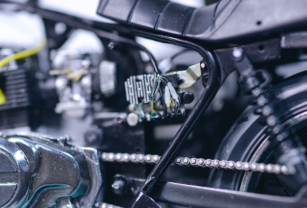 1/12 配線コネクタセット(ギボシ、平コネクタ、2ピンコネクタ) 3Dプリンタ出力未塗装キット