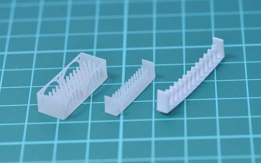 1/12 配線コネクタセット(ギボシ、平コネクタ、2ピンコネクタ) 3Dプリンタ出力未塗装キット