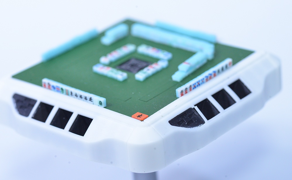 ミニチュア麻雀牌 3Dプリンタ出力未塗装キット(1/12、1/10、1/8、1/6から選択)