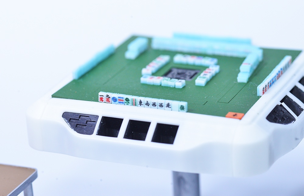 ミニチュア麻雀牌 3Dプリンタ出力未塗装キット(1/12、1/10、1/8、1/6から選択)